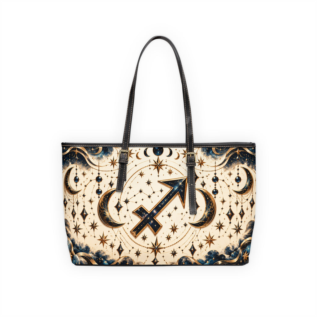 Sagittarius Zodiac Leather Shoulder Bag