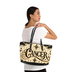 Cancer Zodiac Leather Shoulder Bag