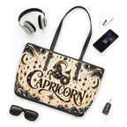 Capricorn Zodiac Leather Shoulder Bag