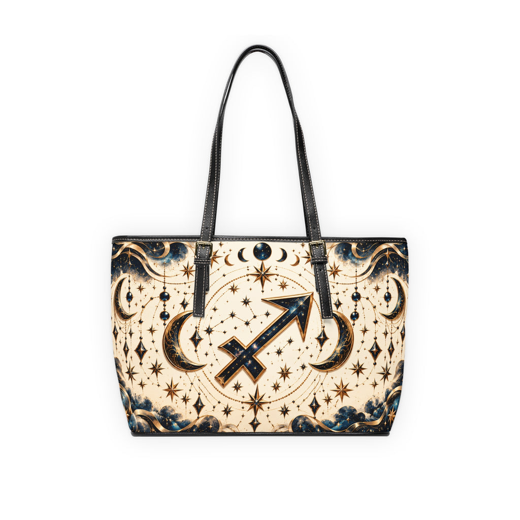 Sagittarius Zodiac Leather Shoulder Bag