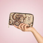 Taurus Zodiac Celestial Zipper Wallet
