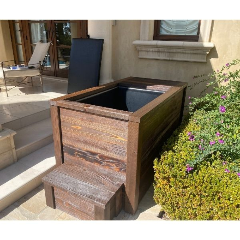 Kooru Handcrafted Redwood Cold Plunge Tub