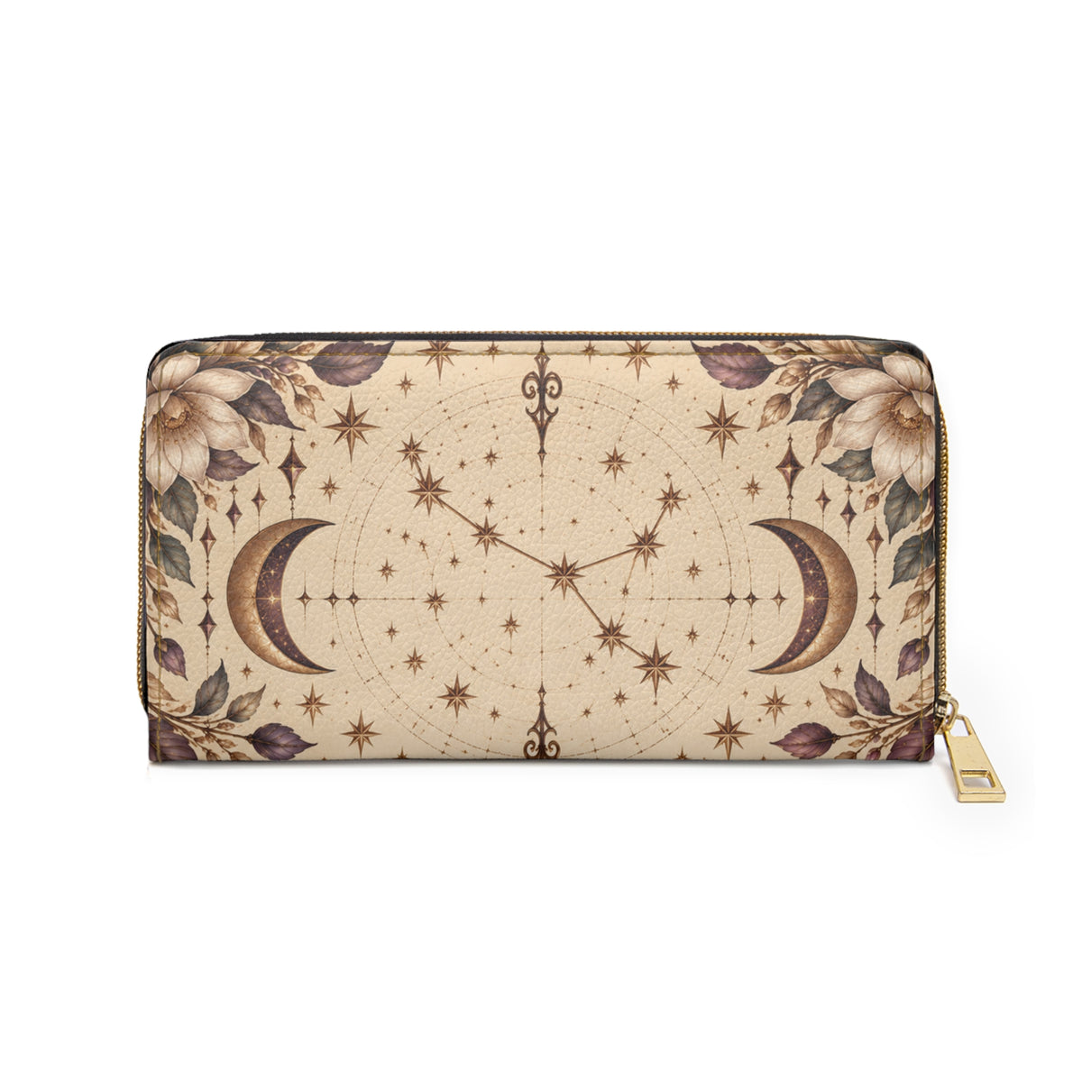 Taurus Zodiac Celestial Zipper Wallet