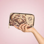 Cancer Zodiac Celestial Zipper Wallet