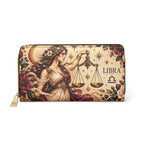 Libra Zodiac Celestial Zipper Wallet