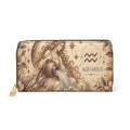 Aquarius Zodiac Celestial Zipper Wallet