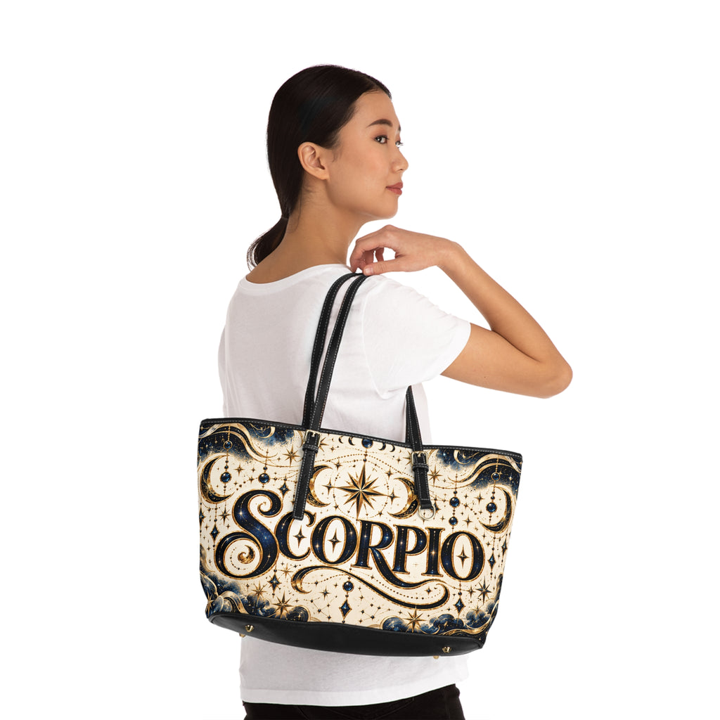 Scorpio Zodiac Leather Shoulder Bag