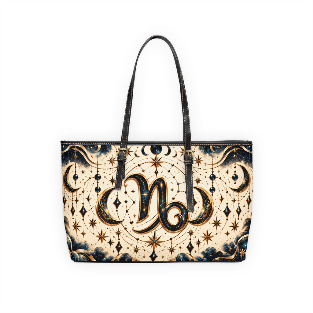 Capricorn Zodiac Leather Shoulder Bag
