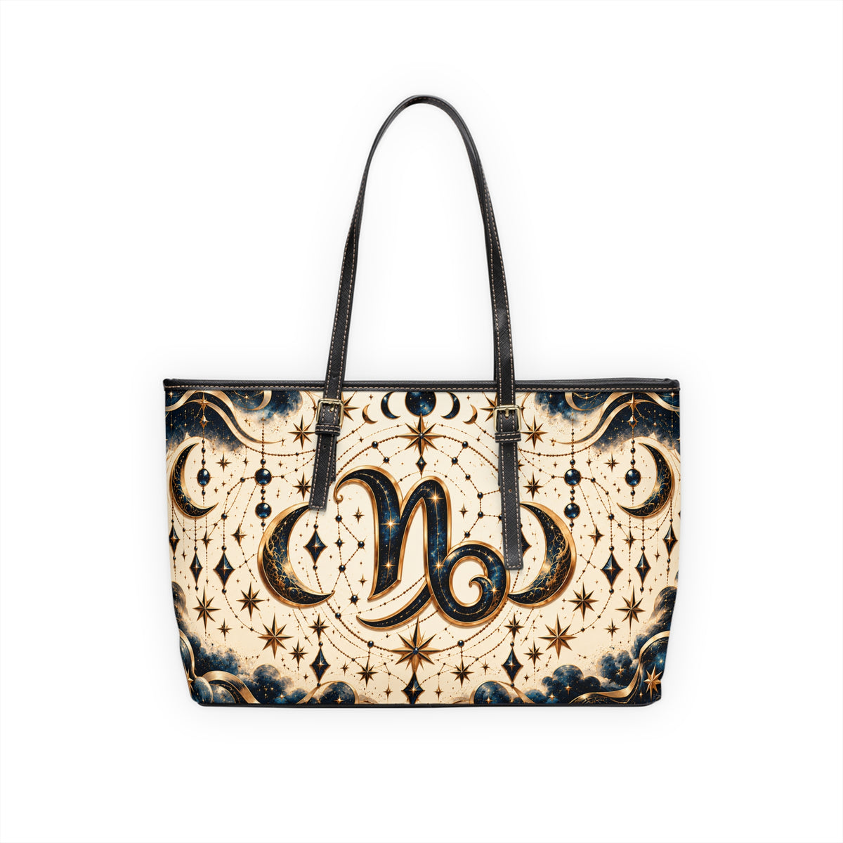 Capricorn Zodiac Leather Shoulder Bag
