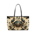 Cancer Zodiac Leather Shoulder Bag