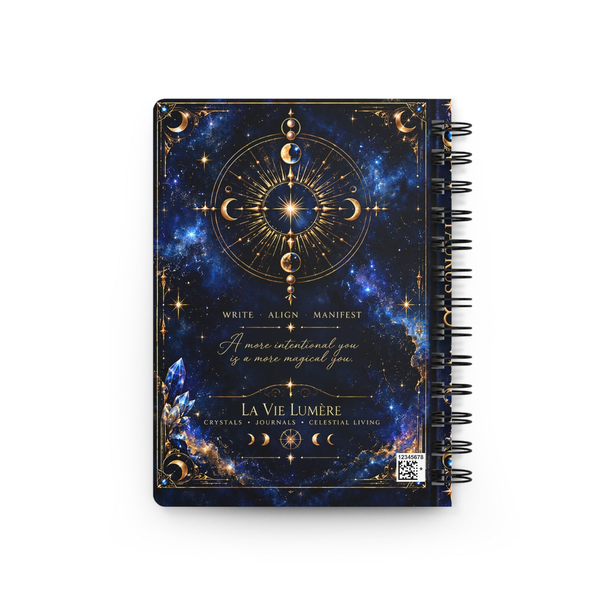 Taurus Zodiac Spiral Bound Journal