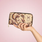 Pisces Zodiac Celestial Zipper Wallet