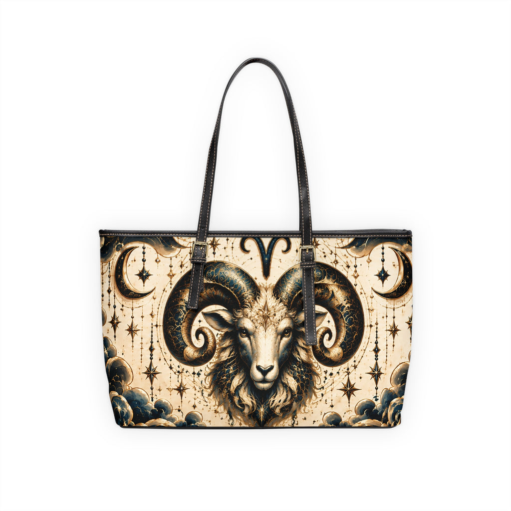 Aries Ram Zodiac Leather Shoulder Bag