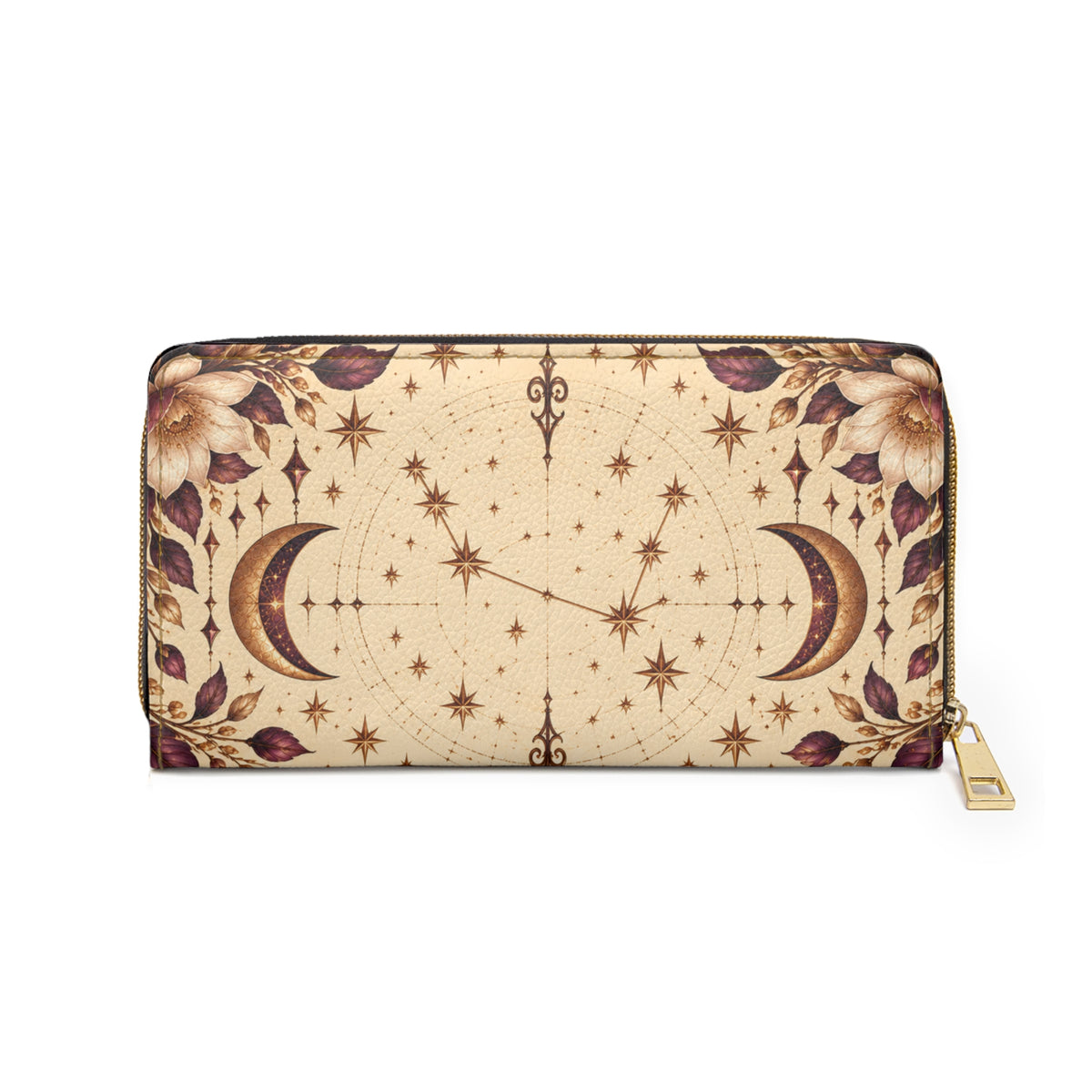 Aries Zodiac Celestial Zipper Wallet