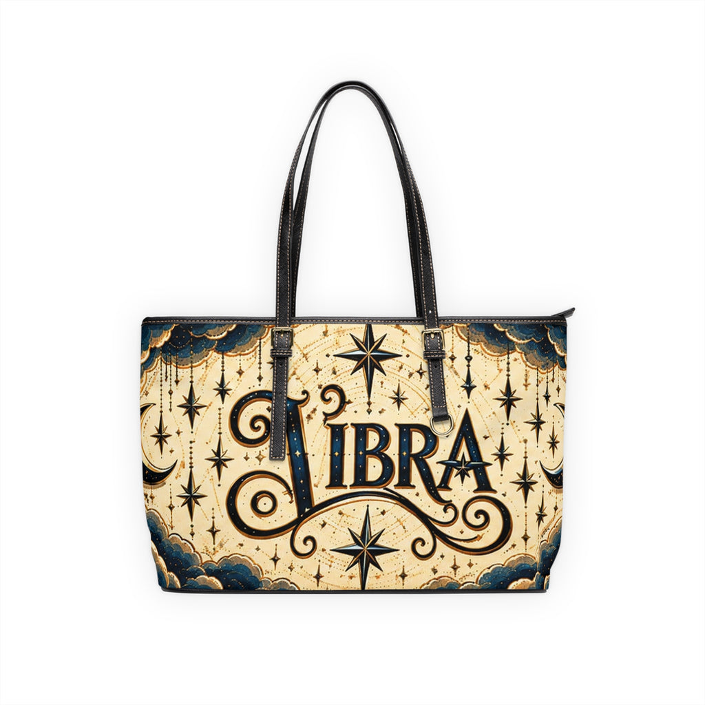 Libra Zodiac Leather Shoulder Bag