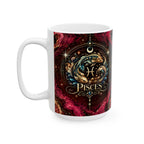 Pisces Zodiac Ceramic Mug