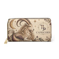 Capricorn Zodiac Celestial Zipper Wallet
