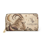 Capricorn Zodiac Celestial Zipper Wallet