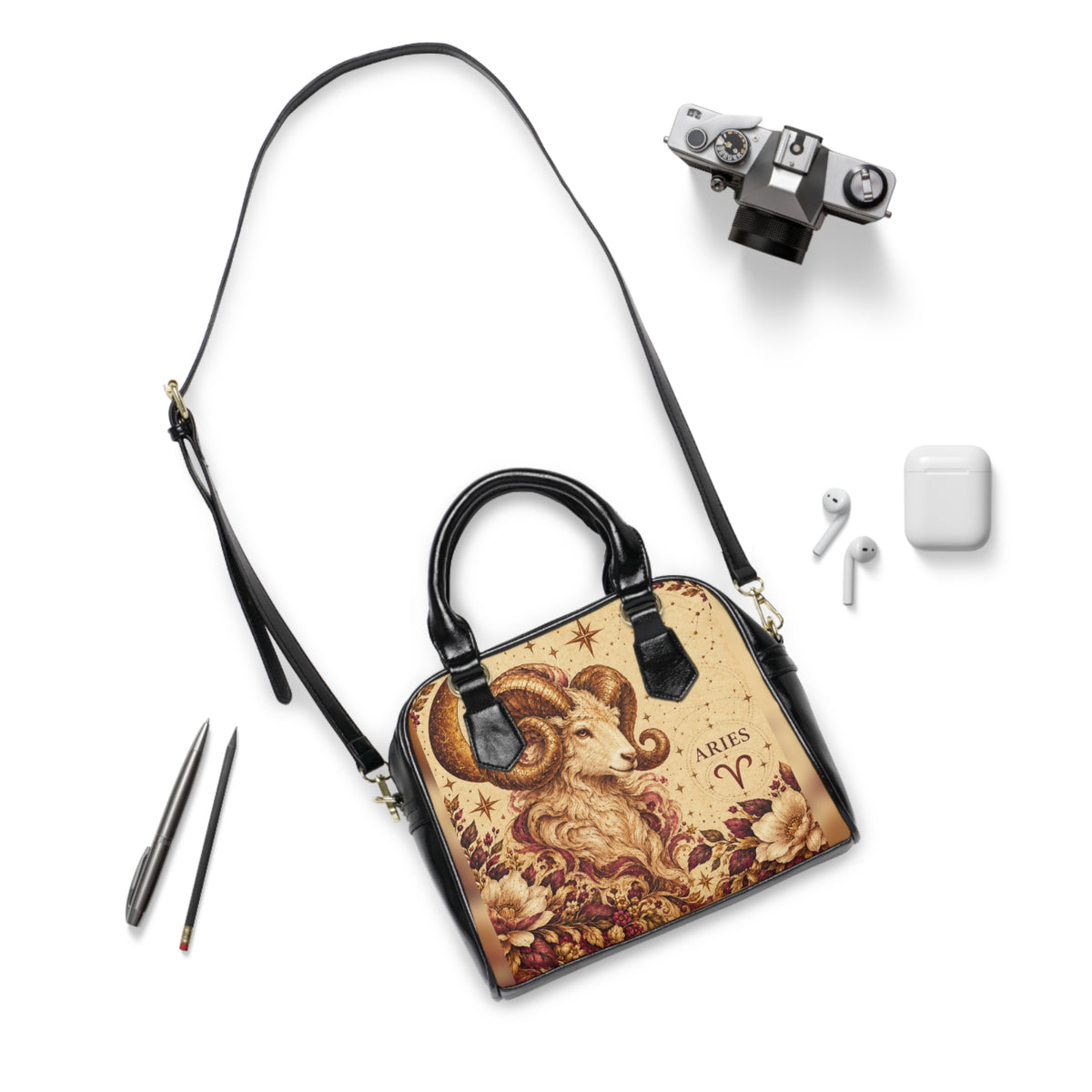 Aries Zodiac Shoulder Handbag
