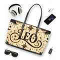 Leo Zodiac Lion Leather Shoulder Bag