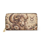 Taurus Zodiac Celestial Zipper Wallet