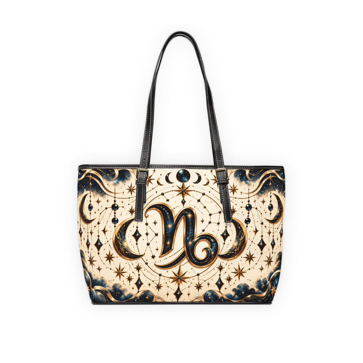 Capricorn Zodiac Leather Shoulder Bag