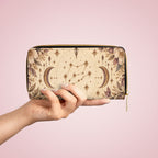 Aquarius Zodiac Celestial Zipper Wallet