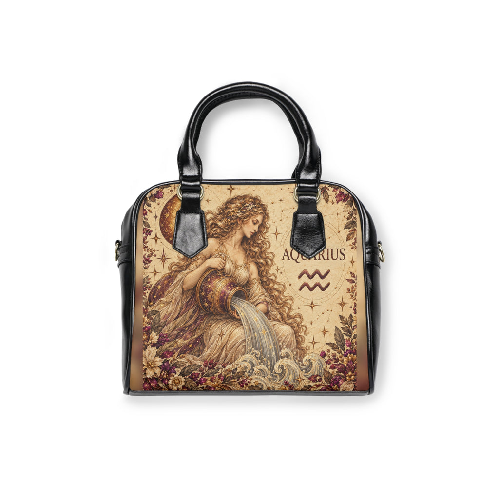 Aquarius Zodiac Shoulder Handbag
