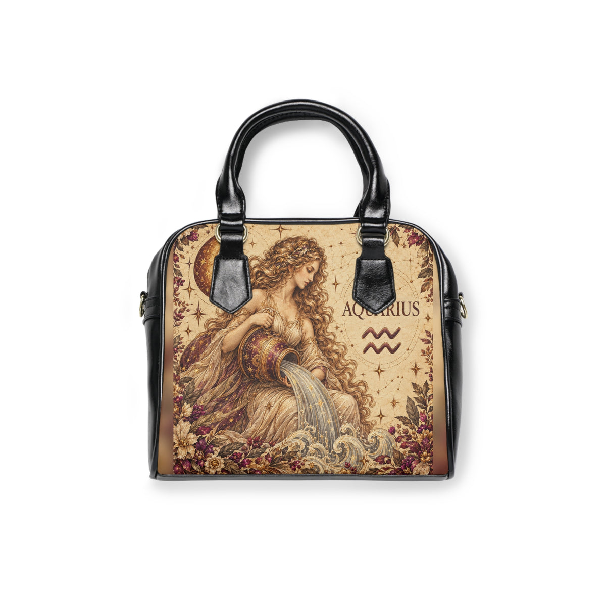 Aquarius Zodiac Shoulder Handbag