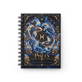 Pisces Zodiac Spiral Bound Journal