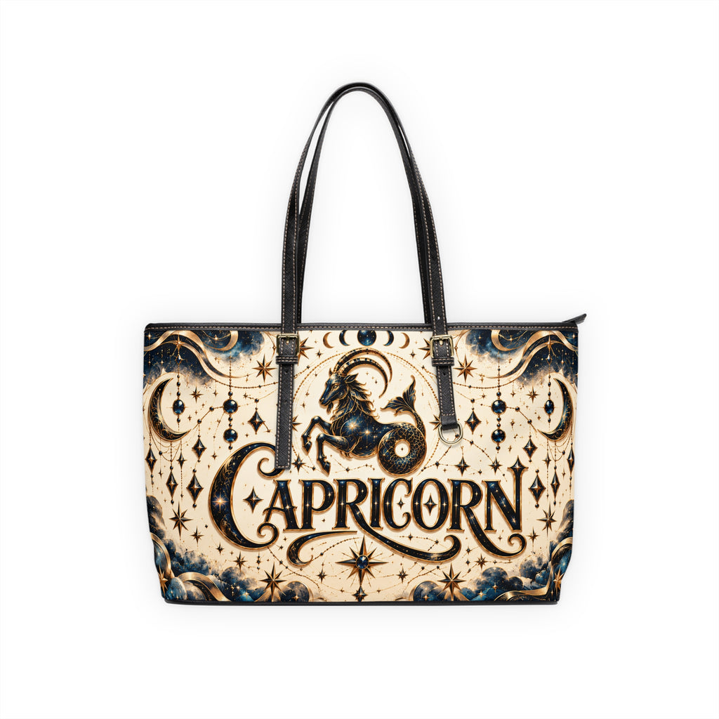 Capricorn Zodiac Leather Shoulder Bag