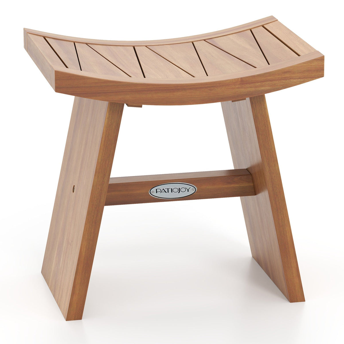 18-Inch Curved Teak Shower Bench