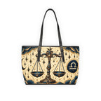 Libra Zodiac Leather Shoulder Bag