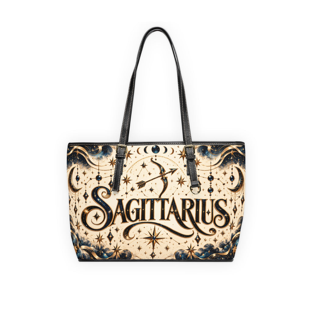Sagittarius Zodiac Leather Shoulder Bag