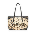 Sagittarius Zodiac Leather Shoulder Bag
