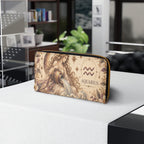 Aquarius Zodiac Celestial Zipper Wallet