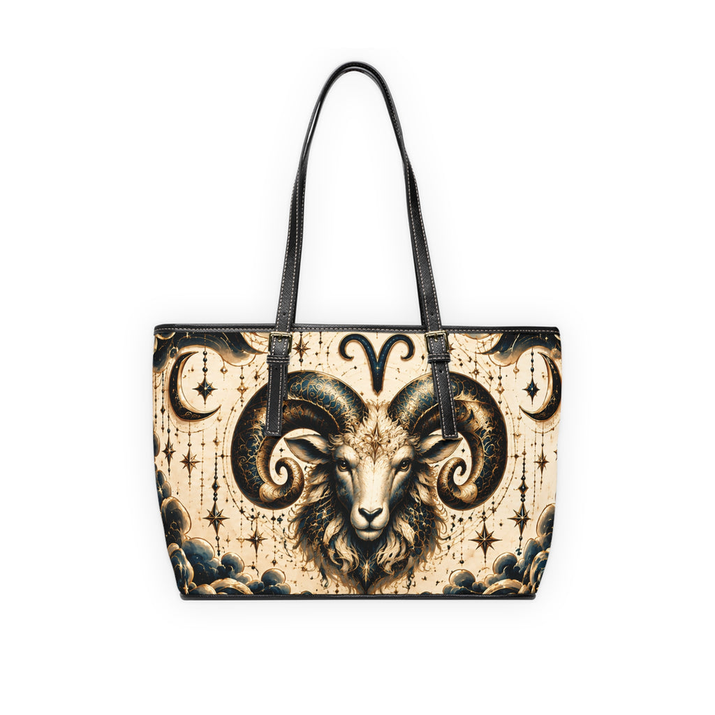 Aries Ram Zodiac Leather Shoulder Bag