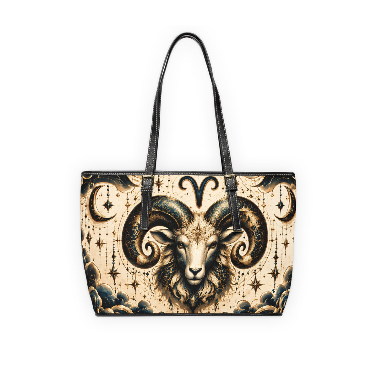 Aries Ram Zodiac Leather Shoulder Bag