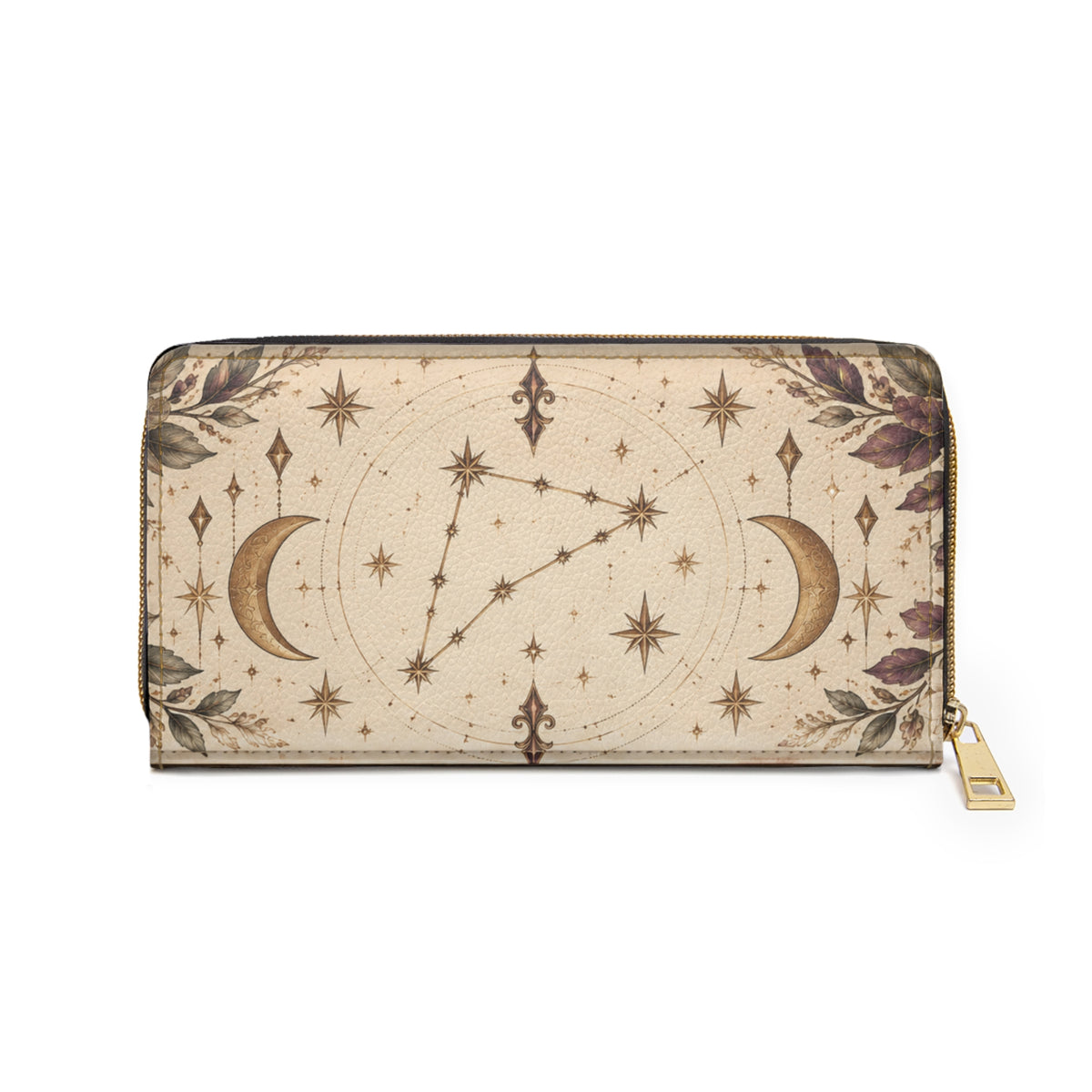 Capricorn Zodiac Celestial Zipper Wallet