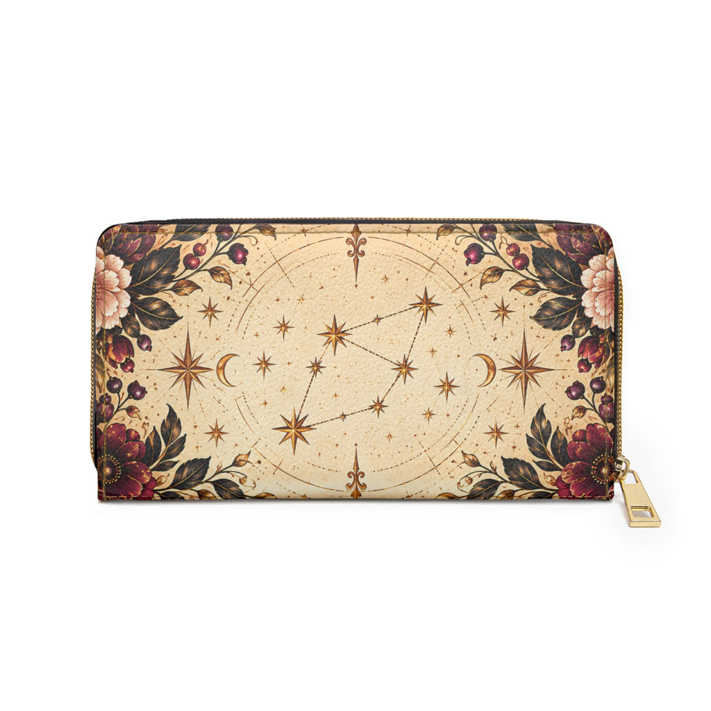 Sagittarius Archer Celestial Zodiac Zipper Wallet