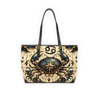 Cancer Zodiac Leather Shoulder Bag
