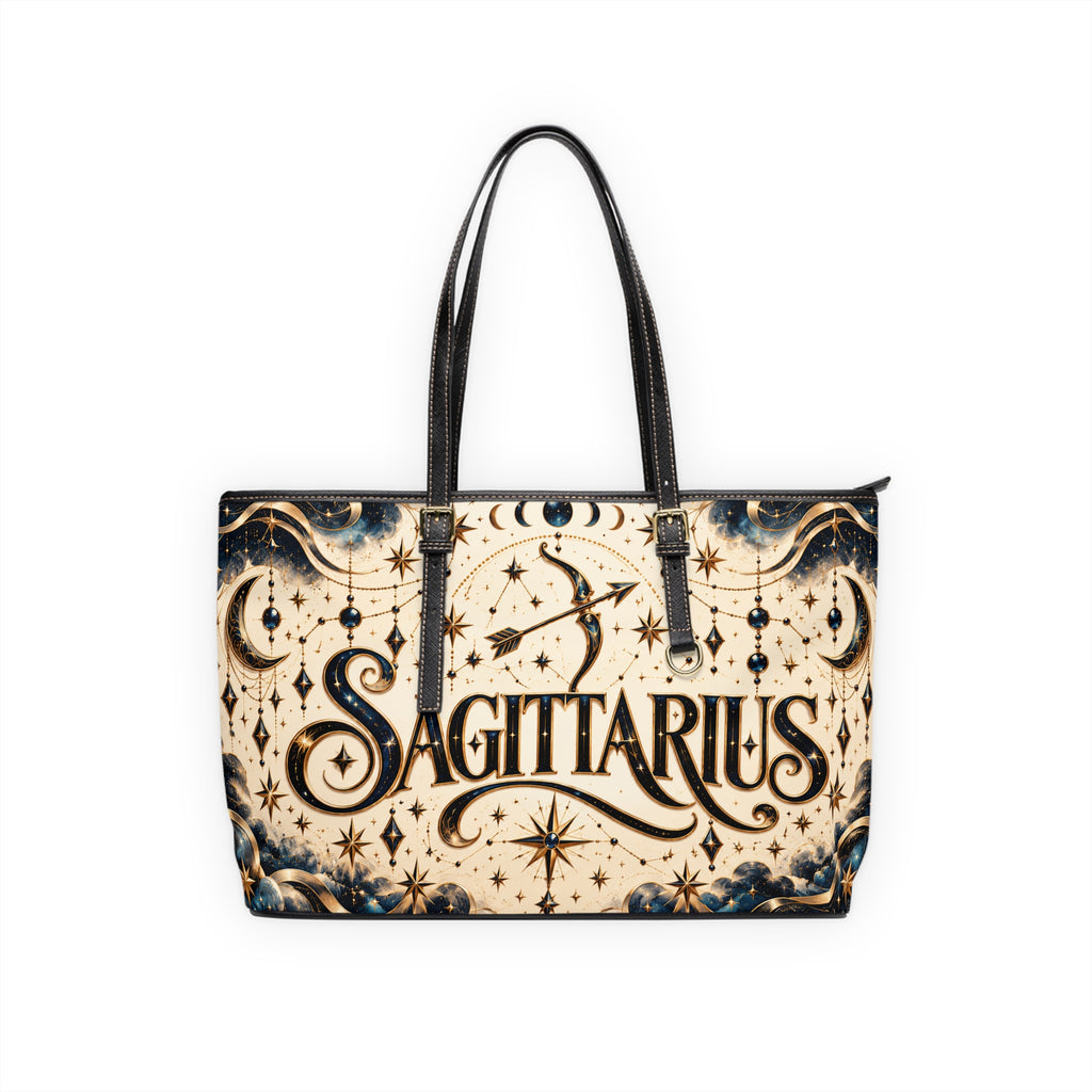 Sagittarius Zodiac Leather Shoulder Bag