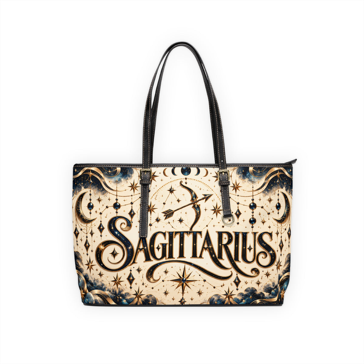 Sagittarius Zodiac Leather Shoulder Bag