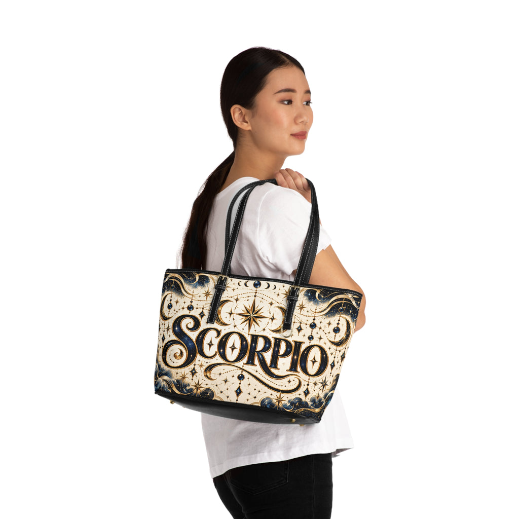Scorpio Zodiac Leather Shoulder Bag