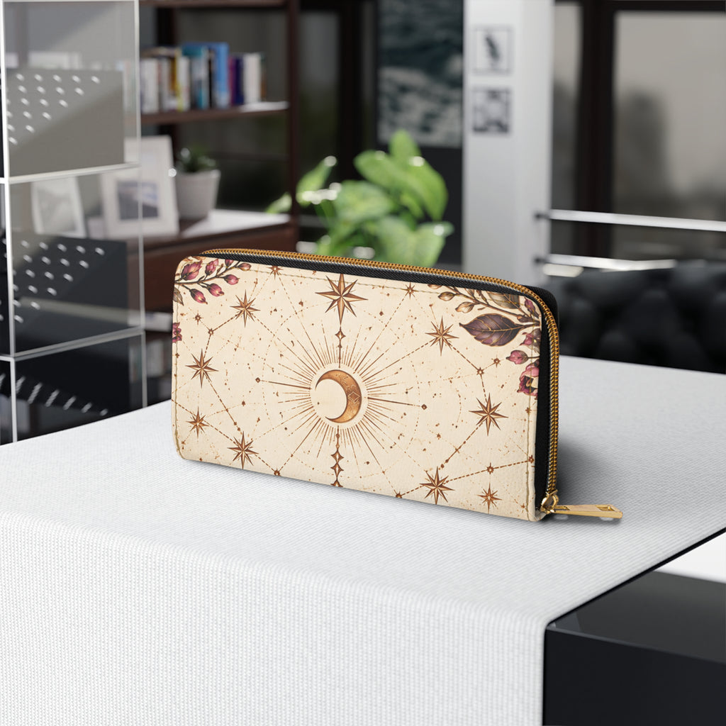 Scorpio Zodiac Scorpion Celestial Zipper Wallet