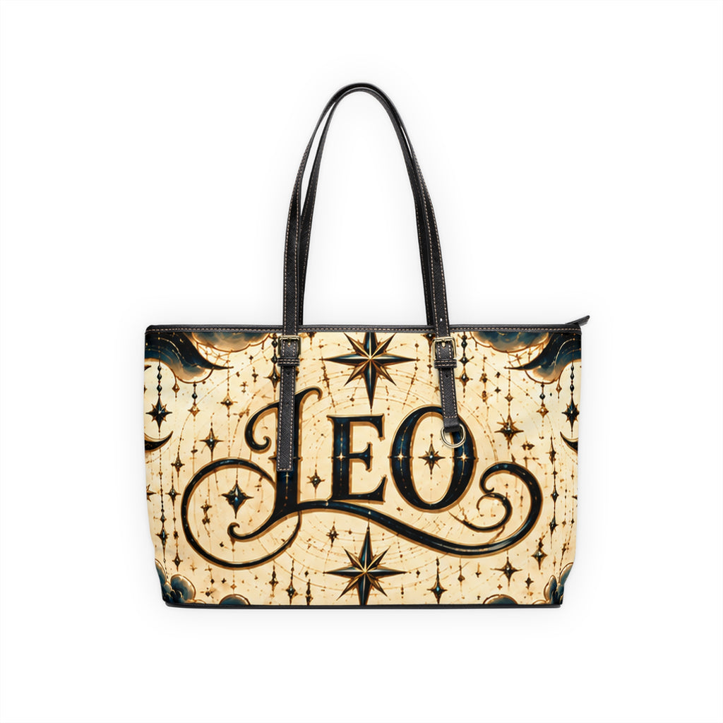 Leo Zodiac Lion Leather Shoulder Bag