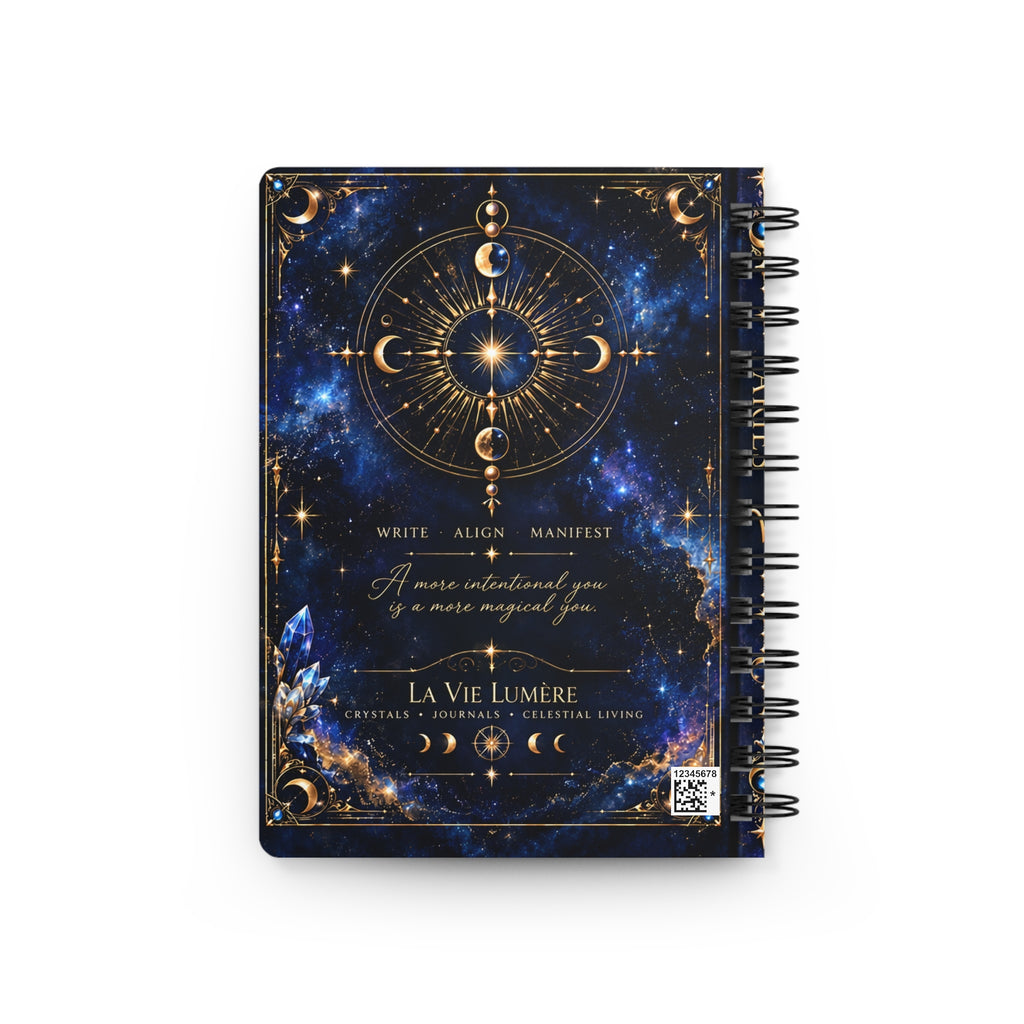 Aries Zodiac Spiral Bound Journal