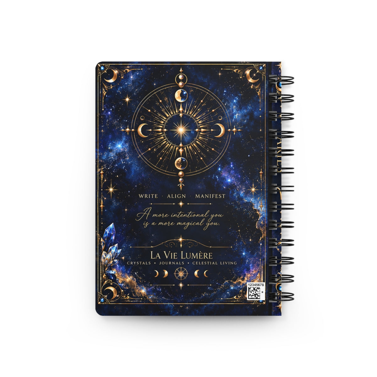 Aries Zodiac Spiral Bound Journal