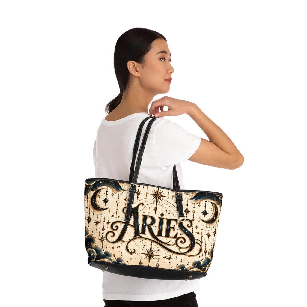 Aries Ram Zodiac Leather Shoulder Bag