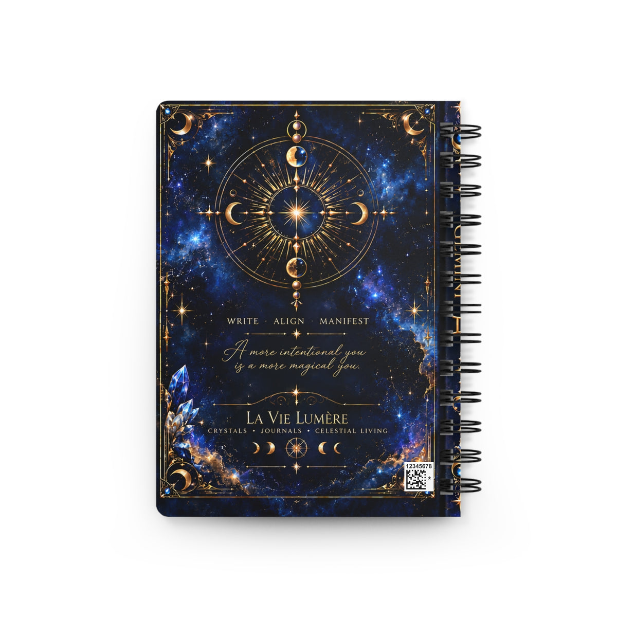 Gemini Zodiac Spiral Bound Journal